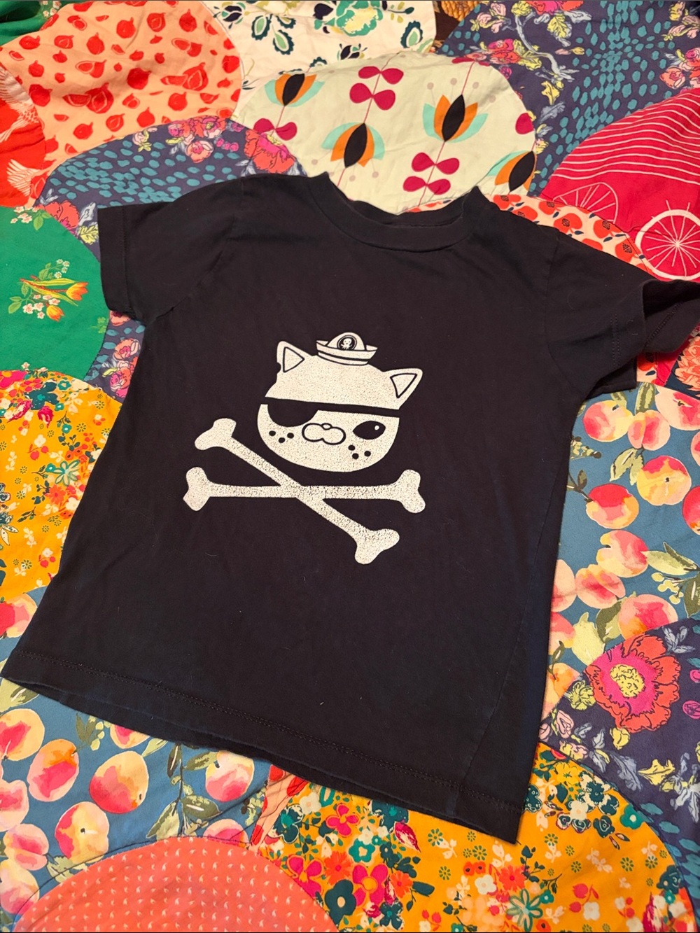 Kids Black Kwazii Graphic Tee. 3T